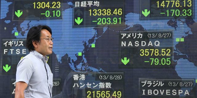 Asia equities decline from decade maximum as China reports rare data miss