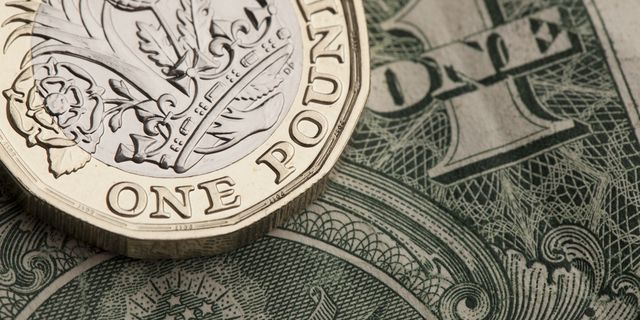 The British pound continues to go down as political risks intensify.