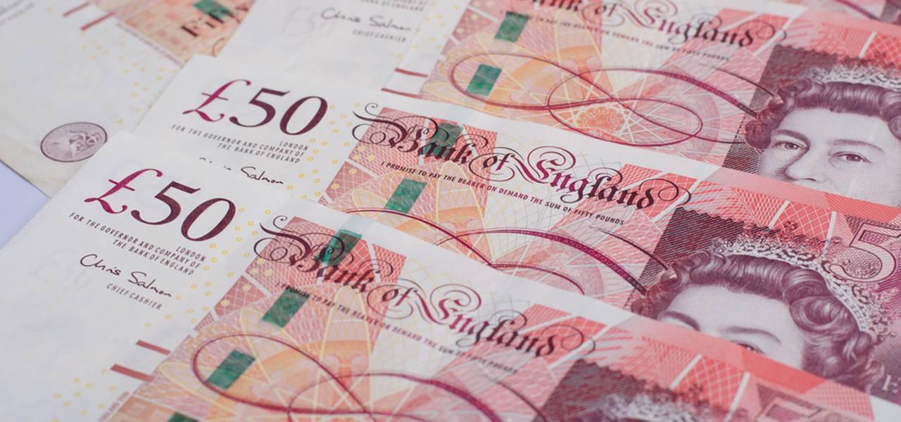 British pound is currently gaining value