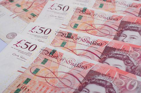 British pound is currently gaining value