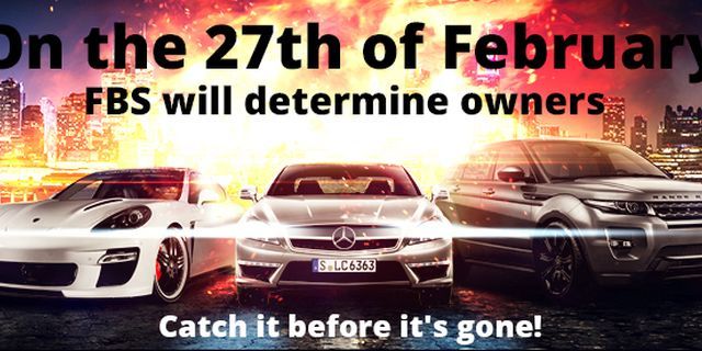 Hurry up to take part in FBS Auto Cup – only one month left till the cars drawing!