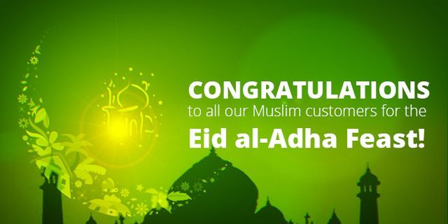 Congratulations for the Eid al-Adha festival!