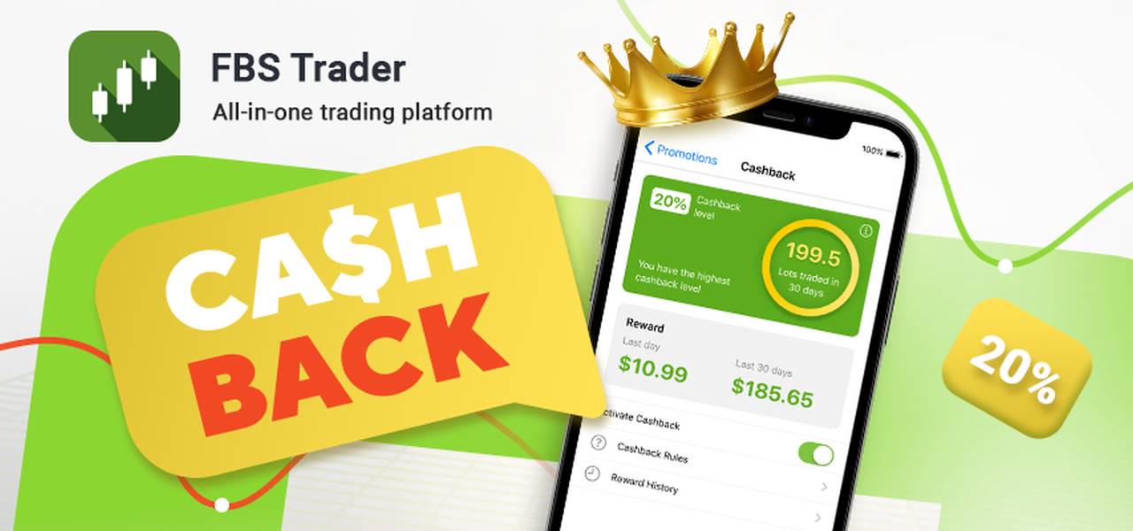 New Cashback program in FBS Trader – time to profit more