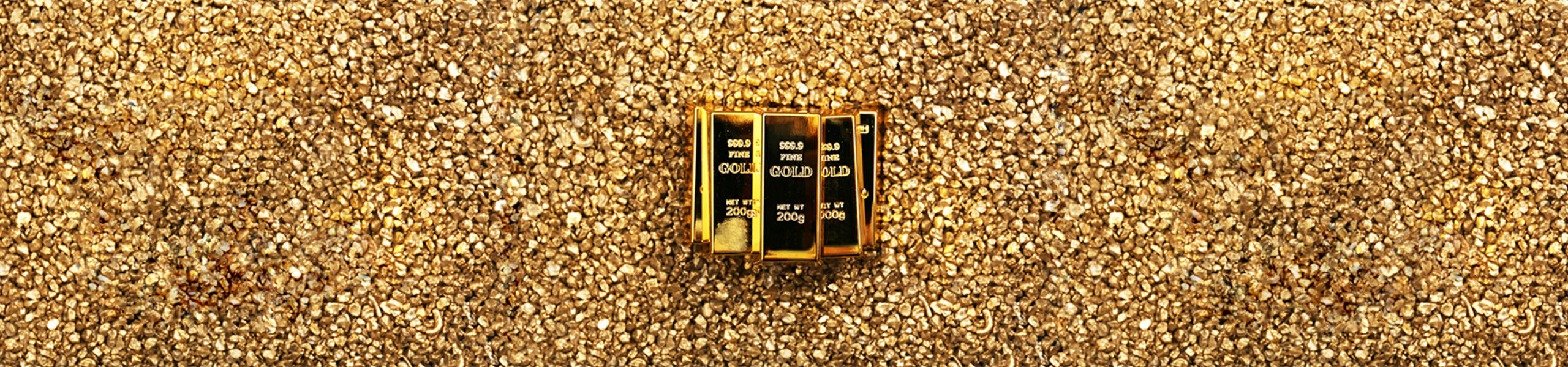 Gold came across the wedge 