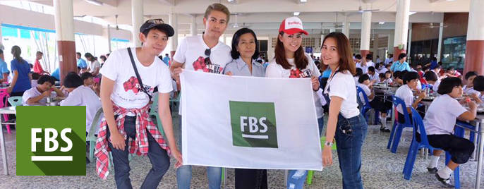A FBS ajuda as crianças da Tailândia! Vamos fazer o bem juntos!
