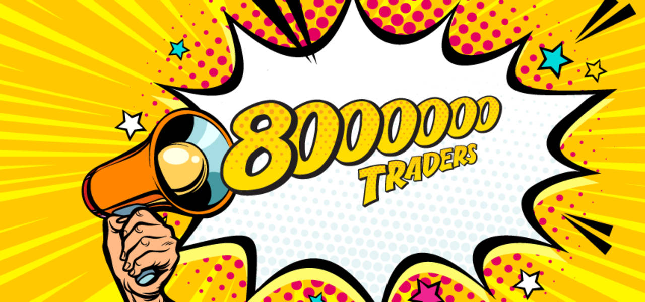 ¡El trader número 8.000.000 se unirá a FBS en cualquier momento! 