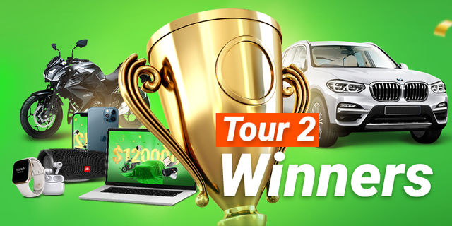 Winners of Tour 2 in FBS 12 Years: Big Time! Big Money!